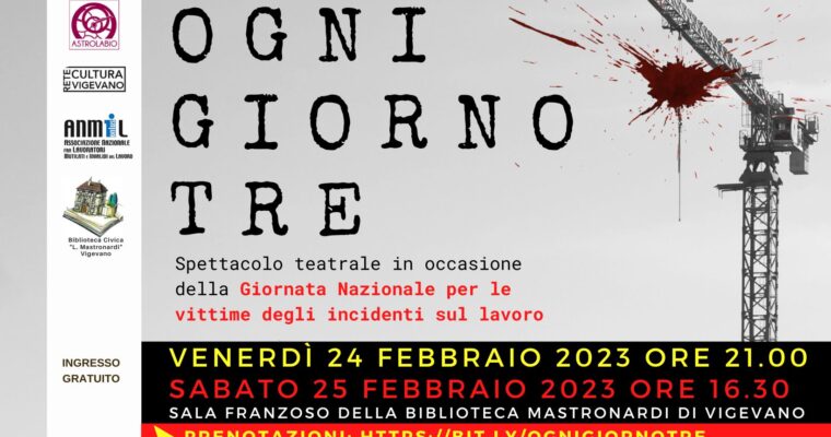 Ogni giorno tre – Spettacolo teatrale